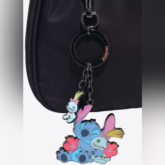 Loungefly Disney Lilo & Stitch Scrump & Stitch Multi-Charm Keychain - Picture 3 of 3
